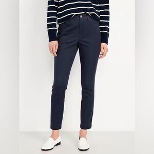 Classic Navy Women's Slim Ankle Pants